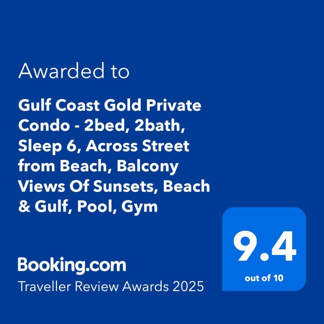 Gulf Coast Gold Private Condo - 2Bed, 2Bath, Sleep 6, Across Street From Beach, Balcony Views Of Sunsets, Beach & Gulf, Pool, Gym St. Pete Beach Exteriér fotografie